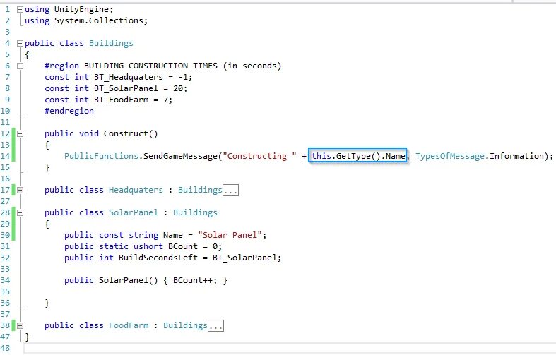 C code class