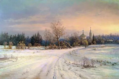 Пейзаж русской зимы