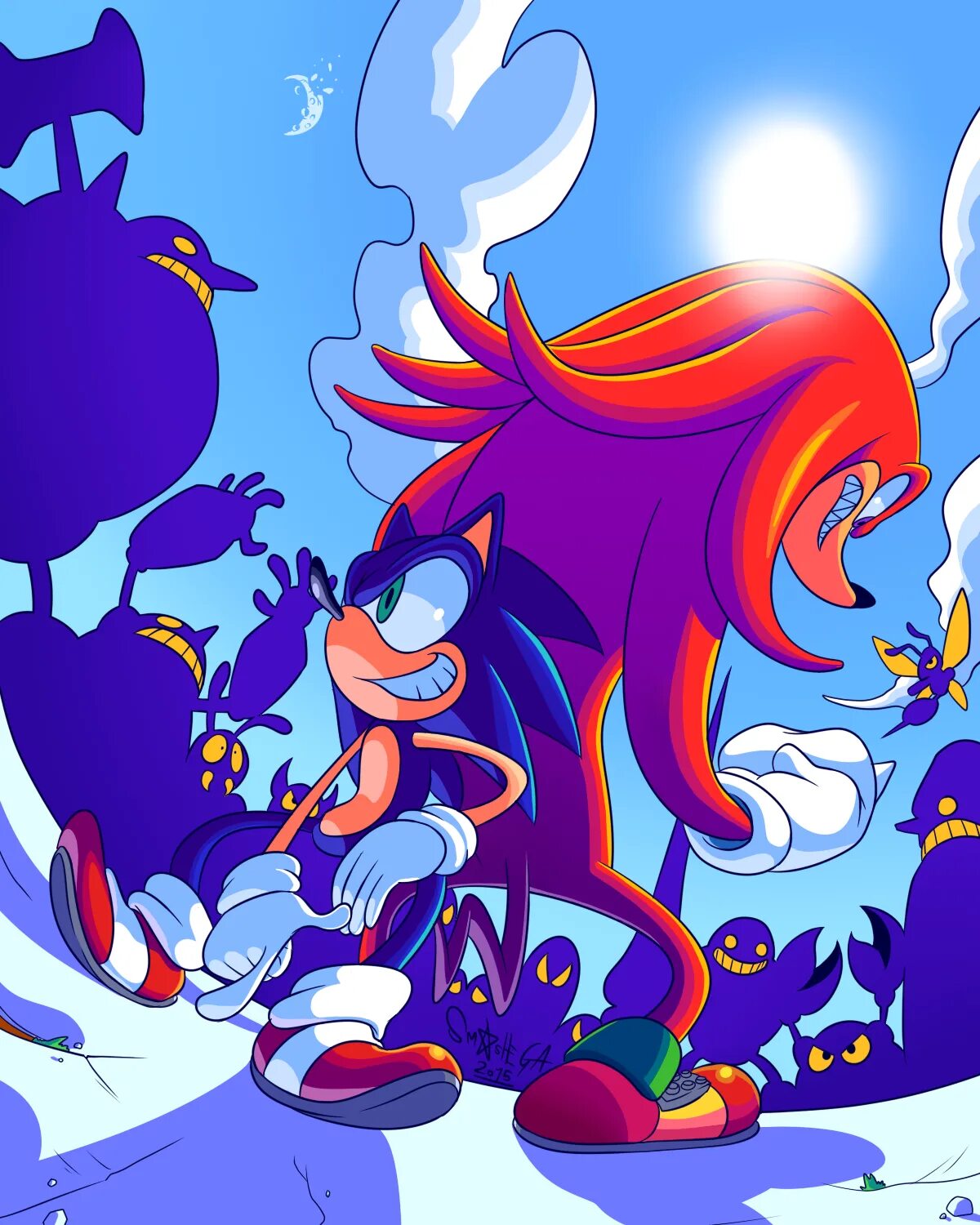 Sonic knuckles air. Соник и НАКЛЗ. Ехидна НАКЛЗ. Соник и кнаклс. Sonic НАКЛЗ.