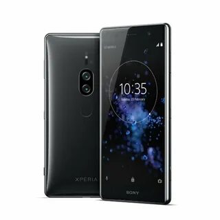 Черный телефон sony