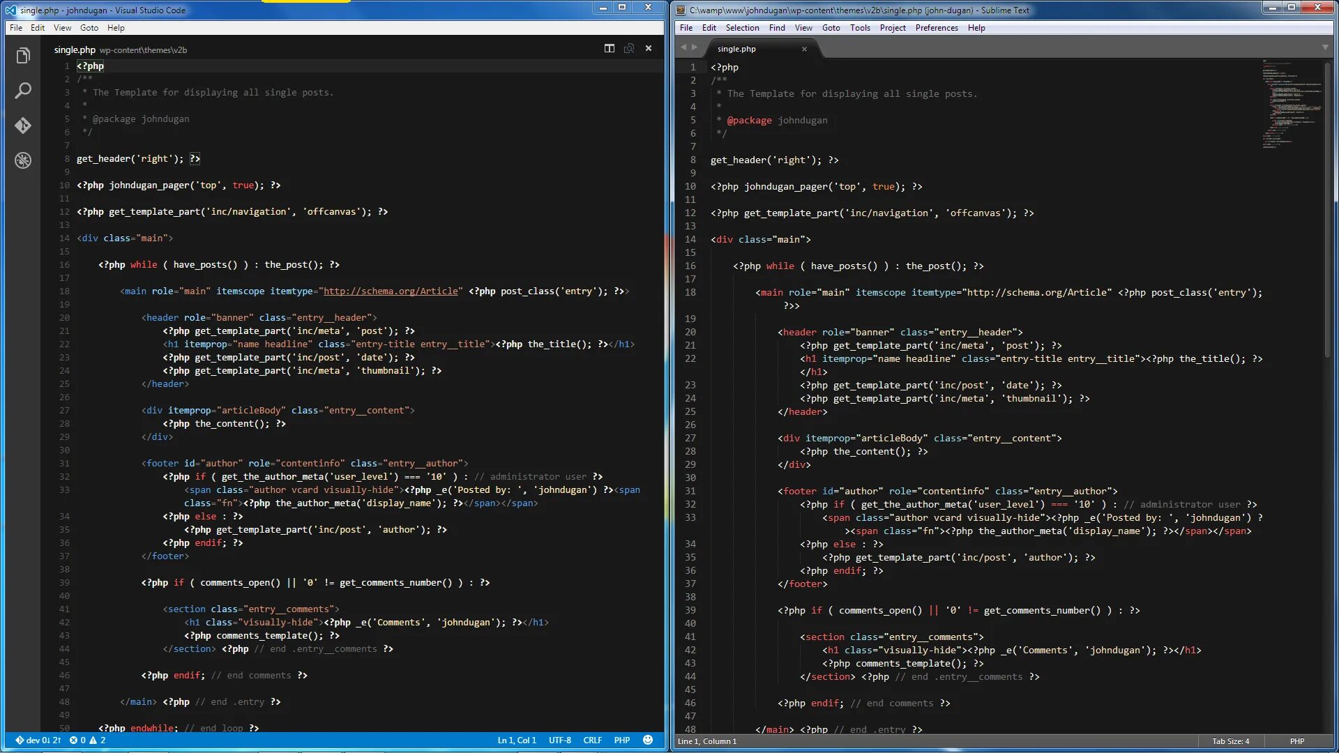 Sections php id. Visual studio code. визуальный редактор vs code. код visual studio. sublime text php.