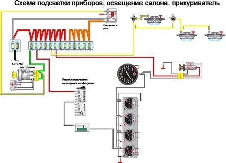 Схема фар уаз буханка
