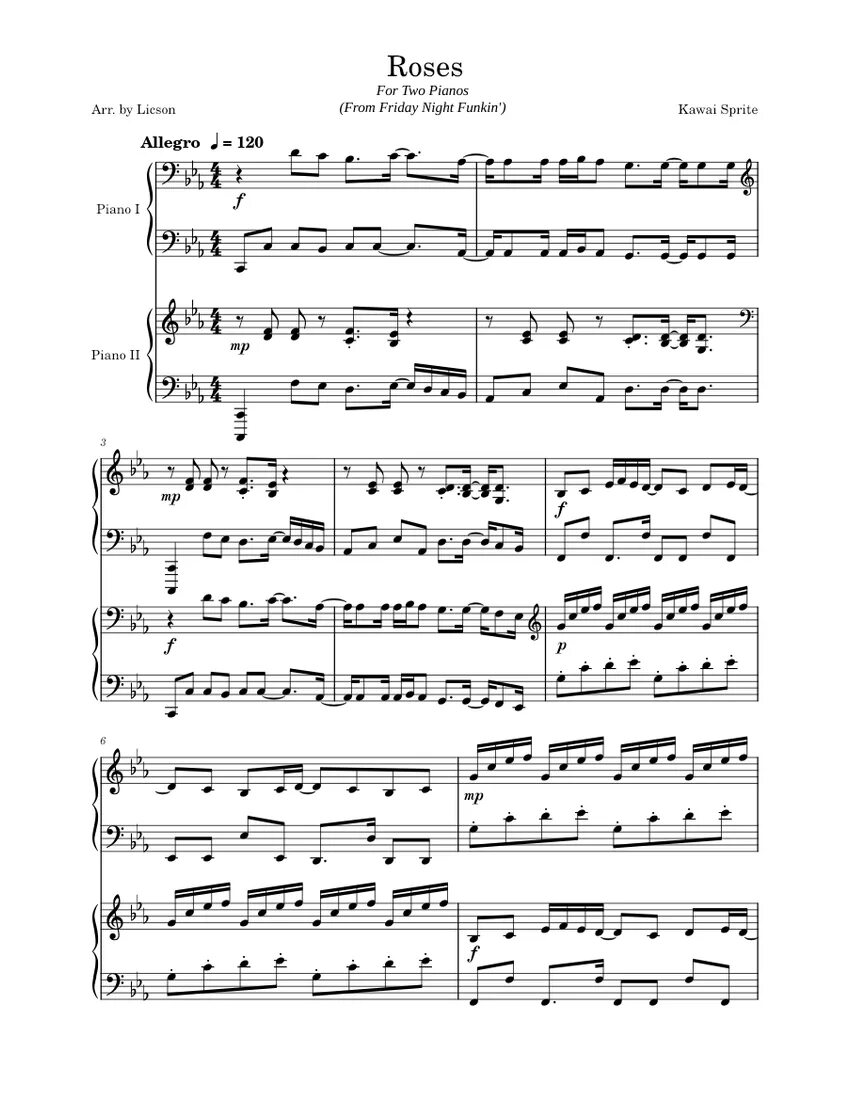 Allegro in c major