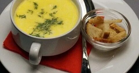 Рецепты супов пюре с сыром