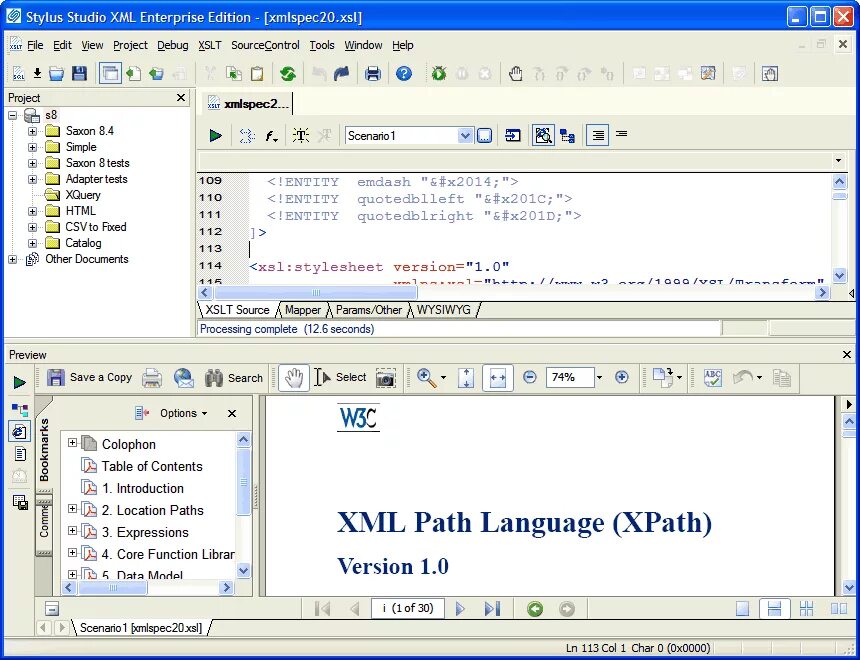 For xml path. Stylus studio. xml studio. prince xml. xslt comment out xml path.