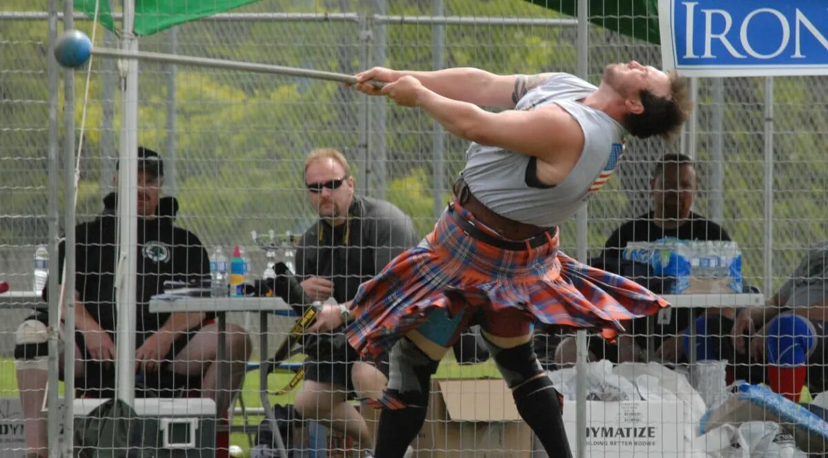 Hammer throw highland games