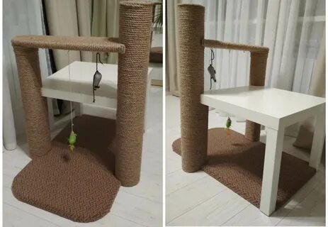 Когтеточка для кошки своими руками пошаговая