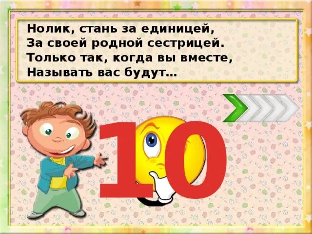 Загадки про цифры. Загадки про цифру 10. Нолик Стань за единицей за своей родной сестрицей. Стихотворение про Нолик.