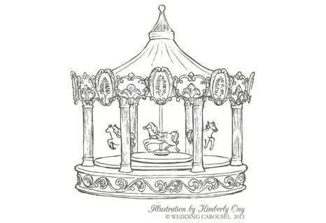 Карусель рисовать