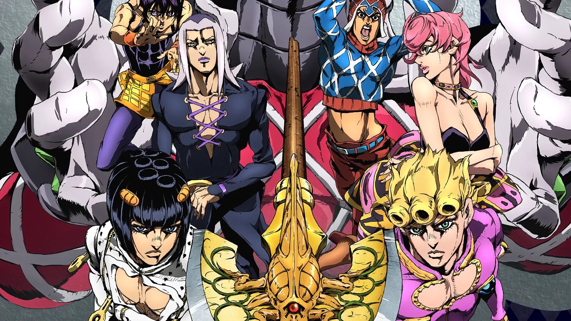 Jojo part 5. Jojo&#039;s bizarre adventure golden wind.