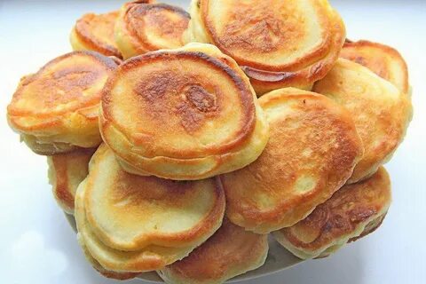 Пышные оладьи с капустой