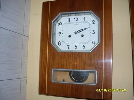 Настенные часы янтарь с маятником