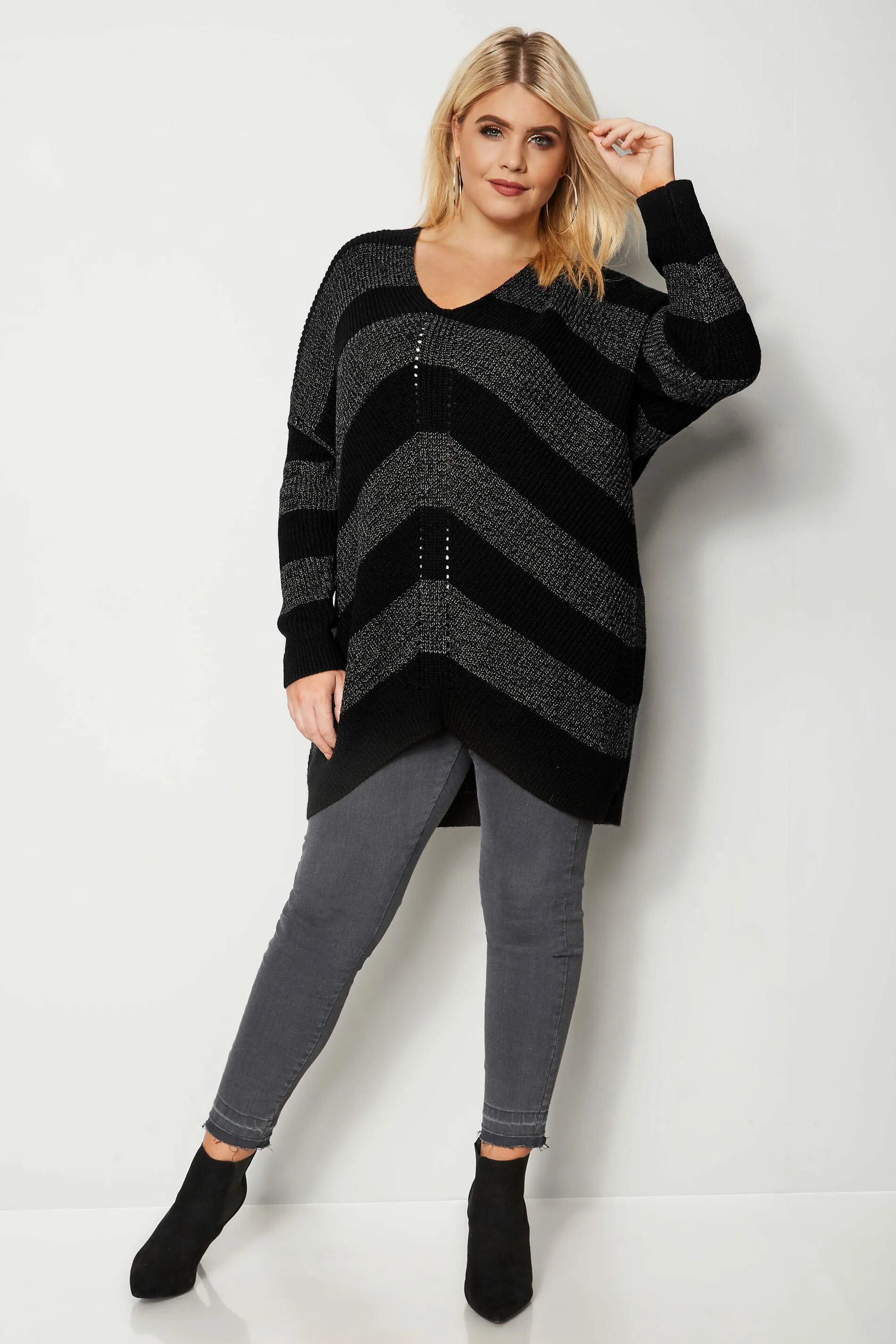 Жилет пулундер спицами. Джемпер для полных женщин. Стильная вязаная одежда для полных женщин. Вяжем полным. Вяжем полным.