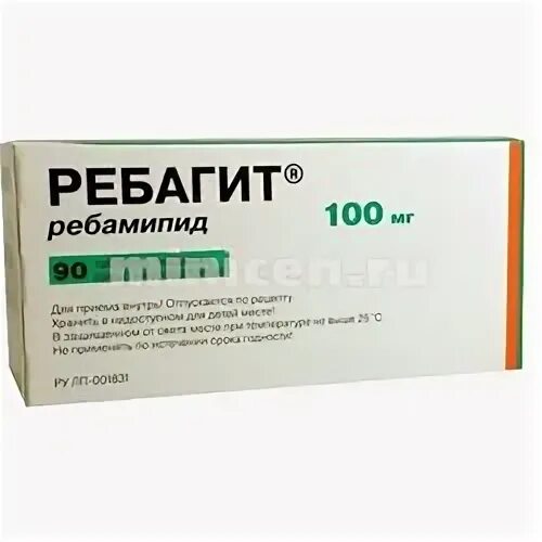 Чем отличается ребагит от ребамипида. Ребагит 100 мг 90 таб. ребамипид 100. ребагит 100мг 90 шт. ребамипид северная звезда.