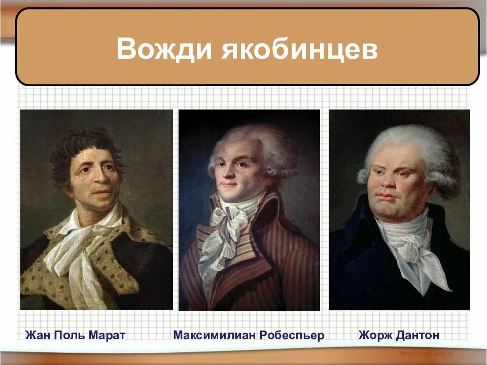 Якобинцы Робеспьер Марат Дантон. Марат и Робеспьер французской революции. Великая французская революция Марат Робеспьер Дантон. Жорж Жак Дантон, Максимилиан Робеспьер и Жан-Поль Марат