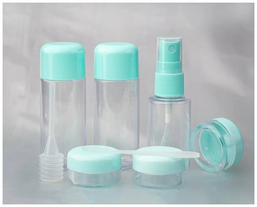 Dewal beauty дорожный набор dbts2c 3 предмета, 2 баночки, шпатель. дорожные емкости для косметических жидкостей. дорожный набор. дорожные флаконы. дорожные флаконы.