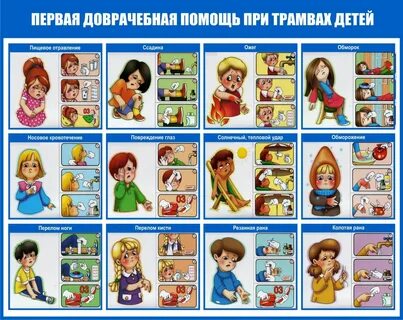 Оказание первой помощи детям и подросткам