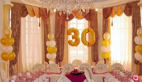 Оформления зала на юбилей 50