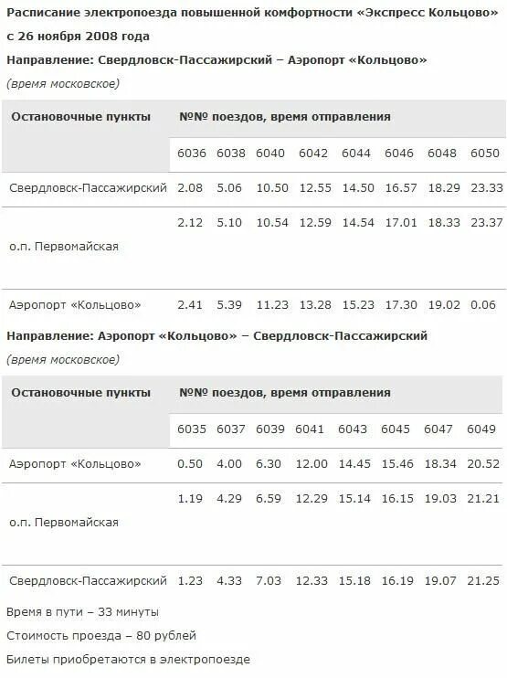 Расписание екб. Расписание екб