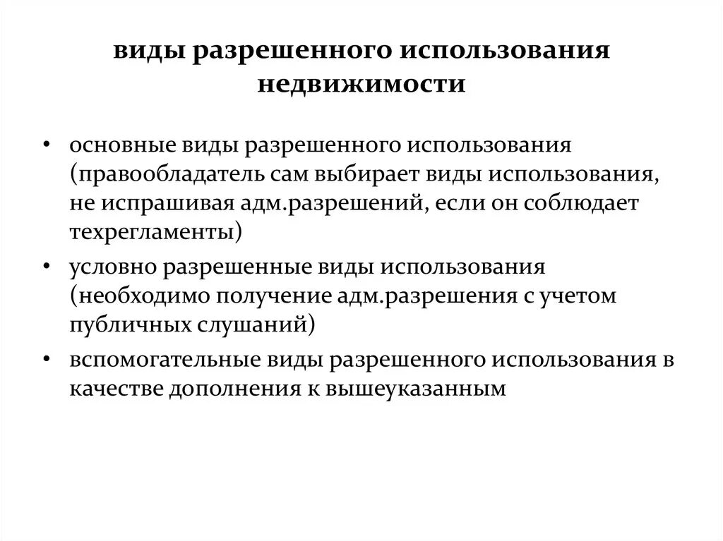И его разрешенном использование. И его разрешенном использование