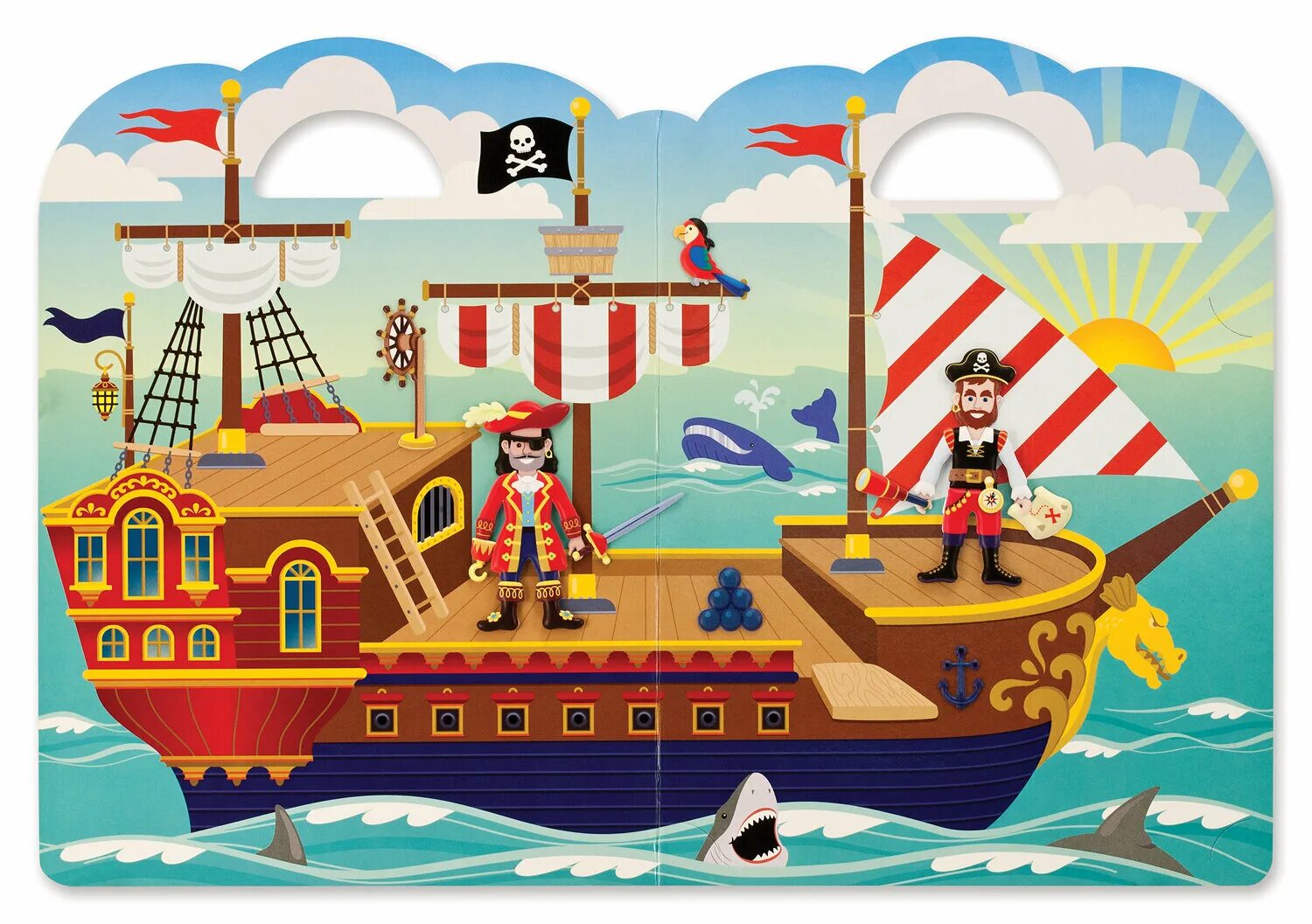 3d-пазл Melissa & Doug пиратский корабль (9045). Пиратский корабль для детей. Корабль пиратов. Пиратские пазлы для детей. Игры дети корабли