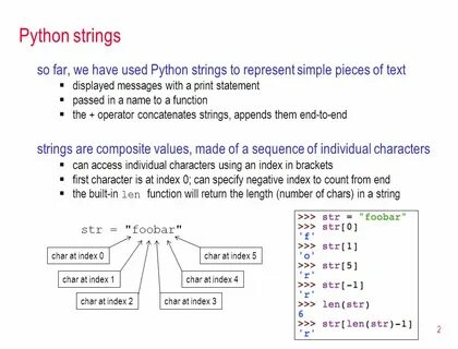 Python string functions