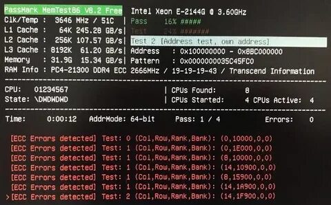 Error detected