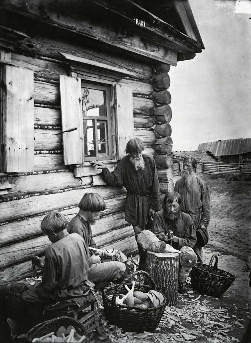 Крестьяне Нижегородской губернии Дмитриев. Нижегородская Губерния 19 век горожане. Семеновские ложкари. Крестьянский быт в россии