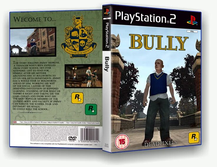 Bully ps2. Булли география 2. Bully обложка. Bully ps2 обложка.