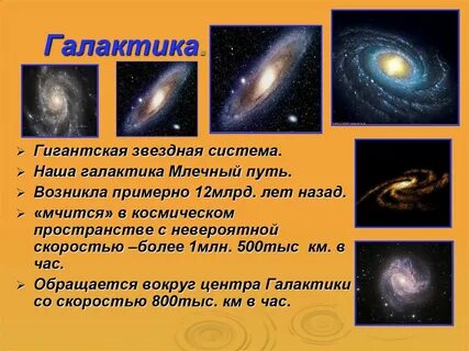 Другие звездные системы галактики презентация