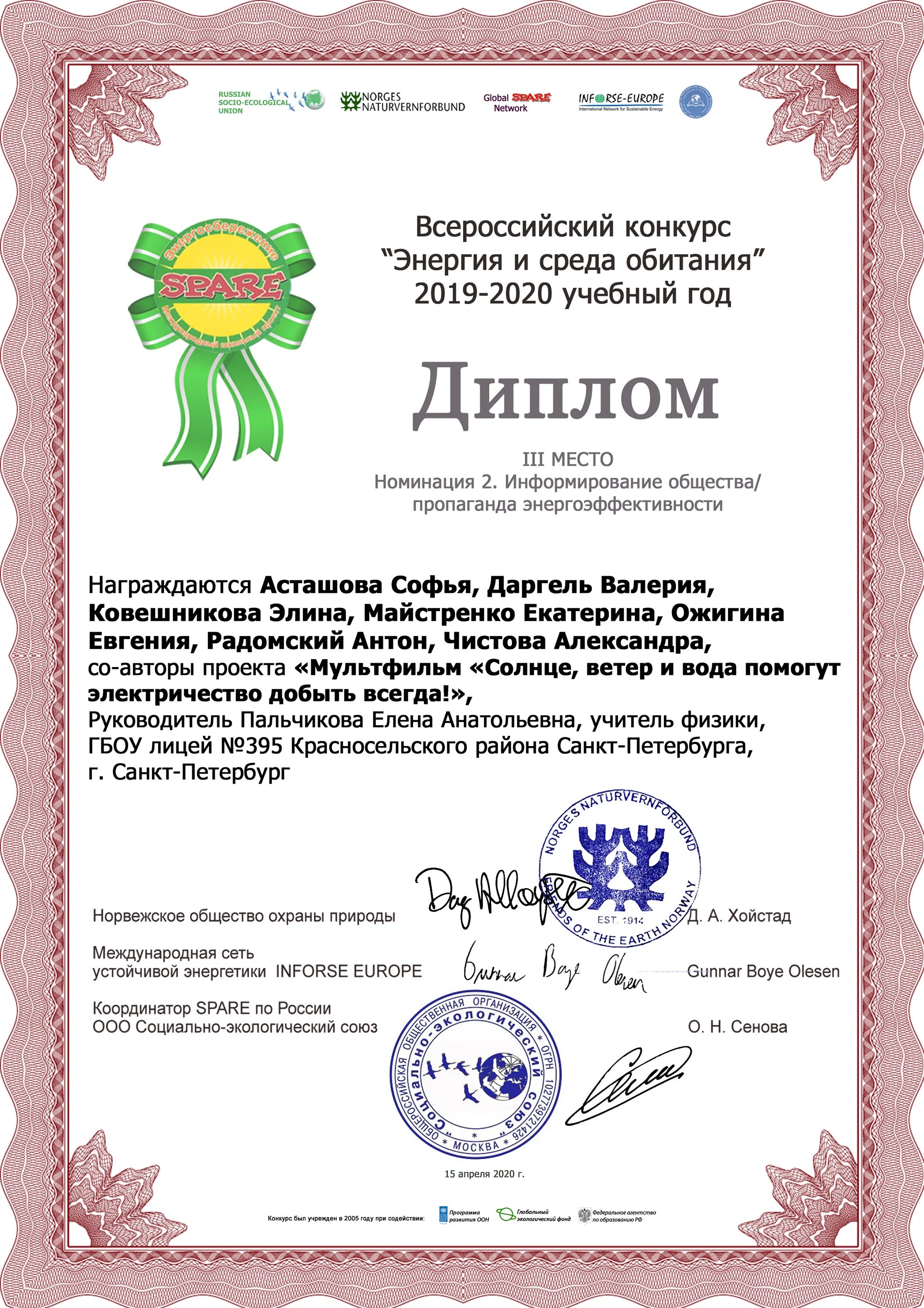 конкурсы энергетикам