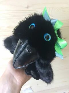 Мягкая игрушка ворона