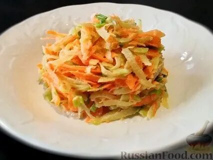 Салат редька с морковью мясом