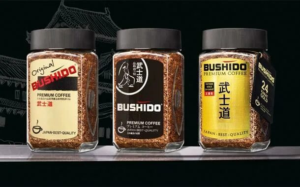 Кофе растворимый BUSHIDO 50г. 1шт. - купить с доставкой по выгодным ценам в инте