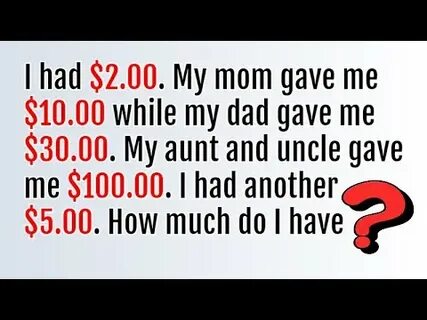 Mom give me some money