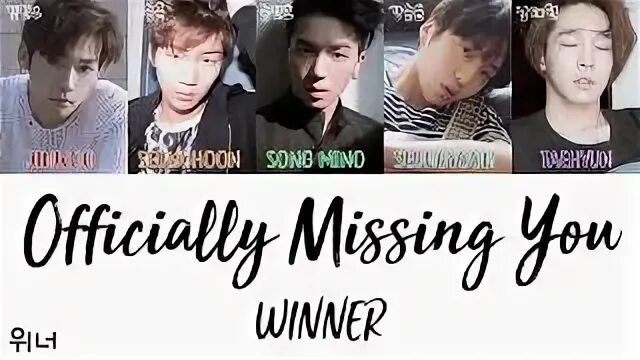 Official missing you. Official missing you
