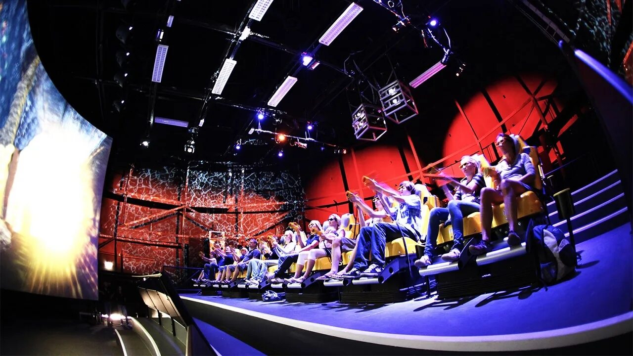 Dark ride. Triotech. dark.ride attraction.