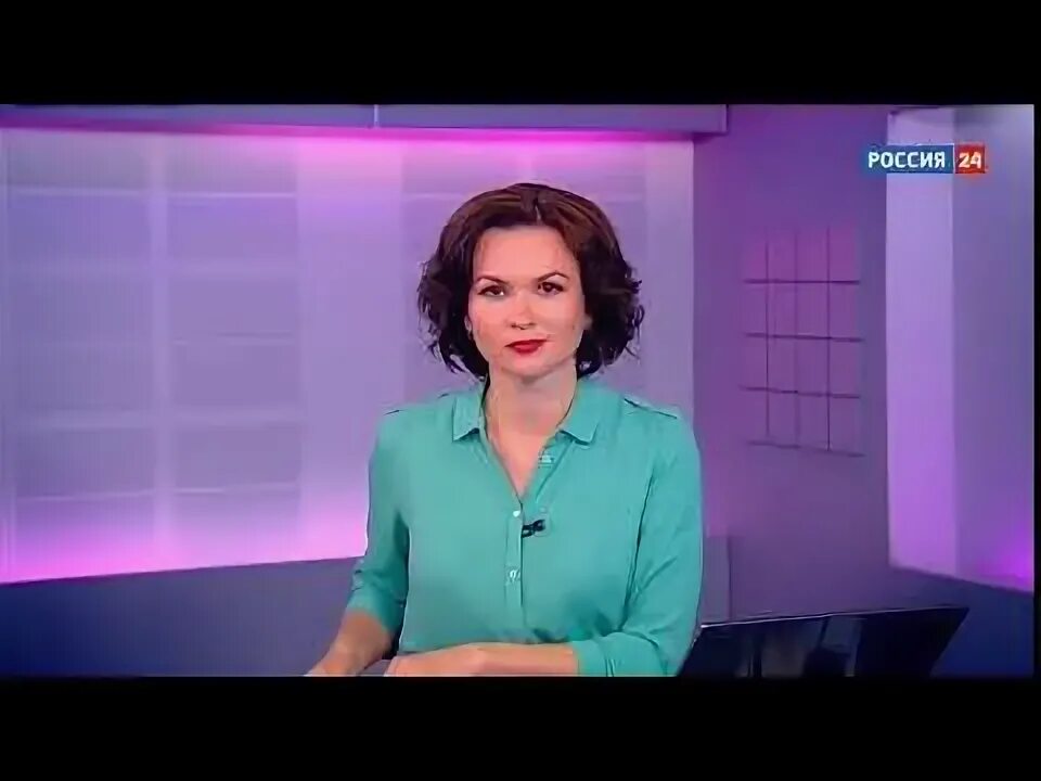 Ведущая Россия 24 Литовко.