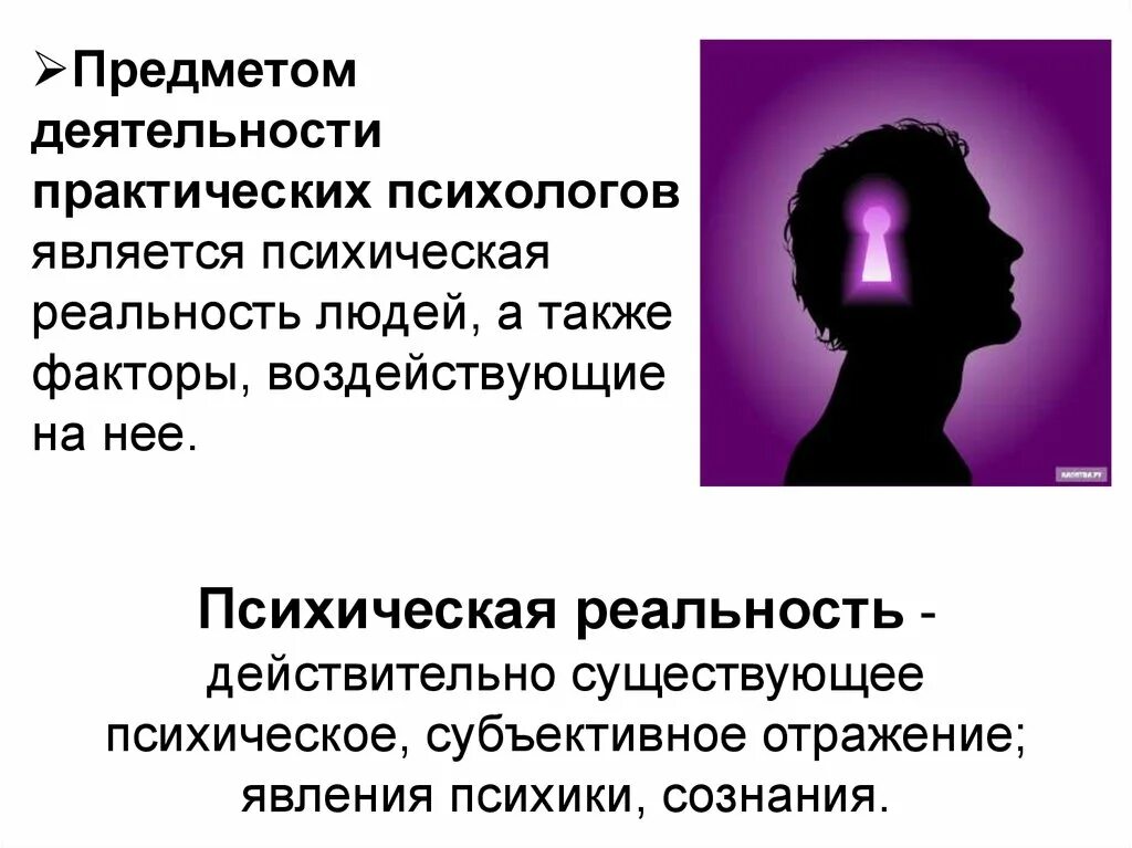 Психическое отражение субъективно