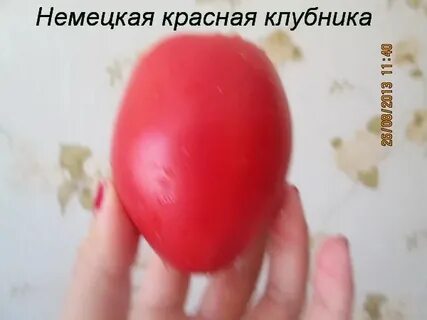Красная клубника томат описание