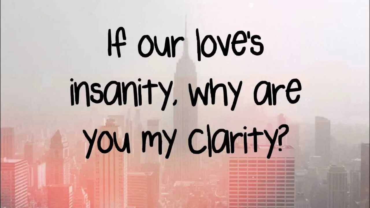Why are you coming to me. Clarity текст. Lyrics – ли́са. If our Love is Tragedy why are you my Remedy перевод. Our Love перевод.