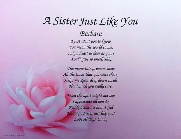 Poem sister. Sister lick. Gift poems. For NY sister poem. Your sisters like you