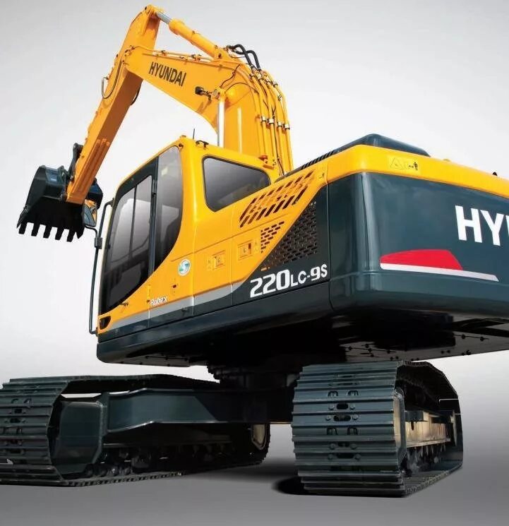 Новый гусеничный экскаватор. Hyundai r220lc-9s. Hyundai 220lc-9s. R220lc-9s. Гусеничный экскаватор Hyundai r220lc-9s.