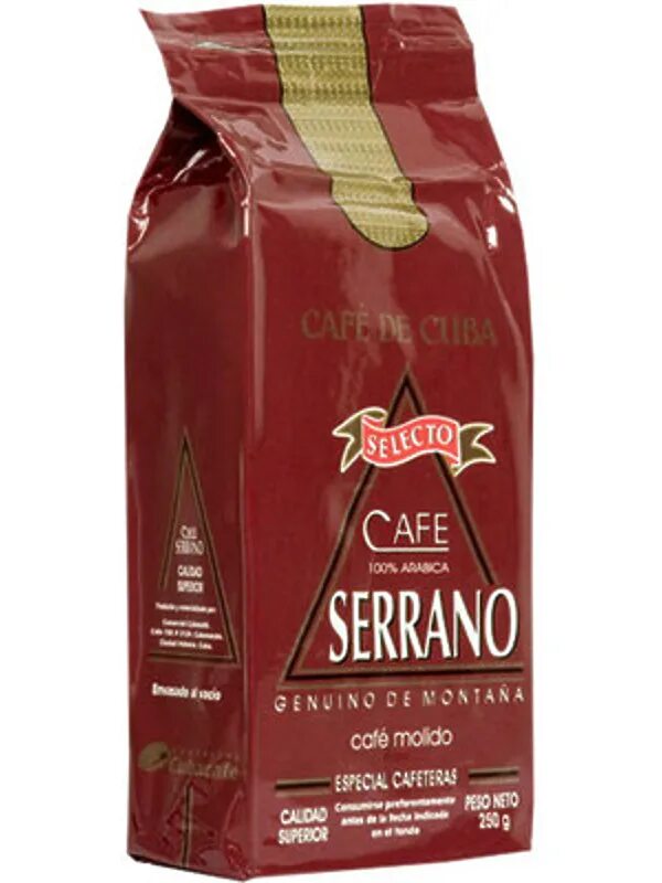 Кофе Serrano 250гр. Кофе в зернах Serrano selecto. Кофе Куба Serrano. Кофе Serrano из Кубы. Кофе куба купить