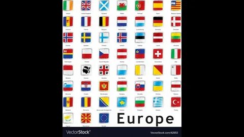 Identifying European countries flags - YouTube
