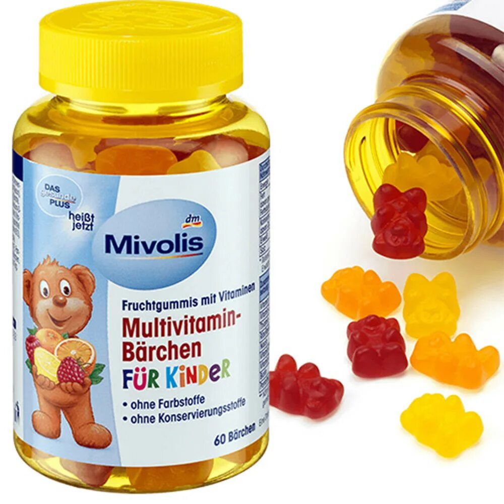 Витаминный комплекс для детей жевательный. Витамины mivolis multivitamin. mivolis мультивитамины для детей. mivolis витамины мишки. mivolis детские витамины dm.