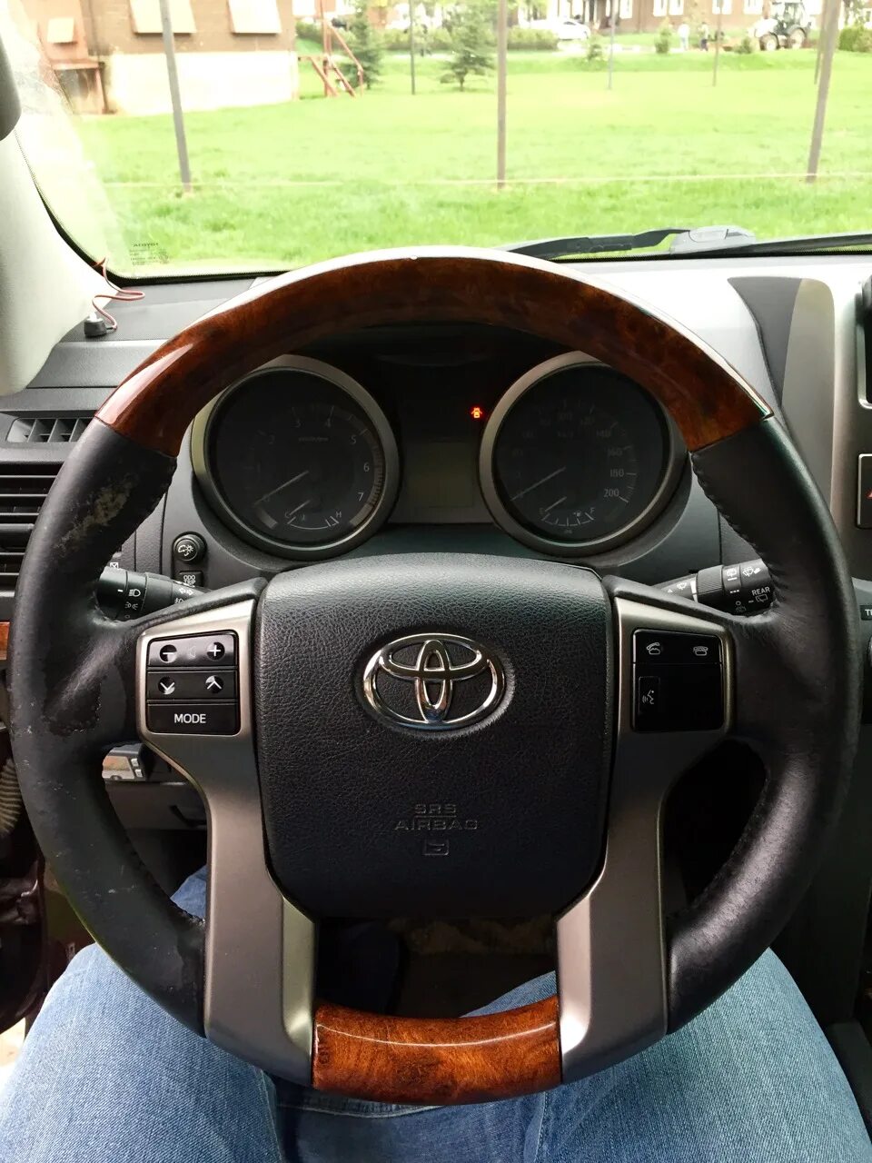 Замена рулевого колеса - Toyota Land Cruiser Prado 120-series, 4 л, 2003 года ст