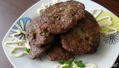 Котлеты из печени с рисом