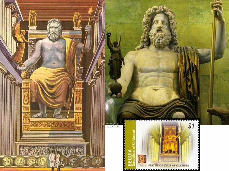 7 Чудес света статуя Зевса в Олимпии. Зевс Фидия чудо света. Фидий Зевс Олимпийский скульптура. Фидий статуя Зевса в Олимпии.
