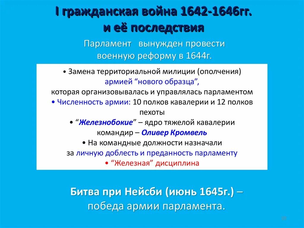 Какие реформы провел парламент перечислить. Реформы парламента.